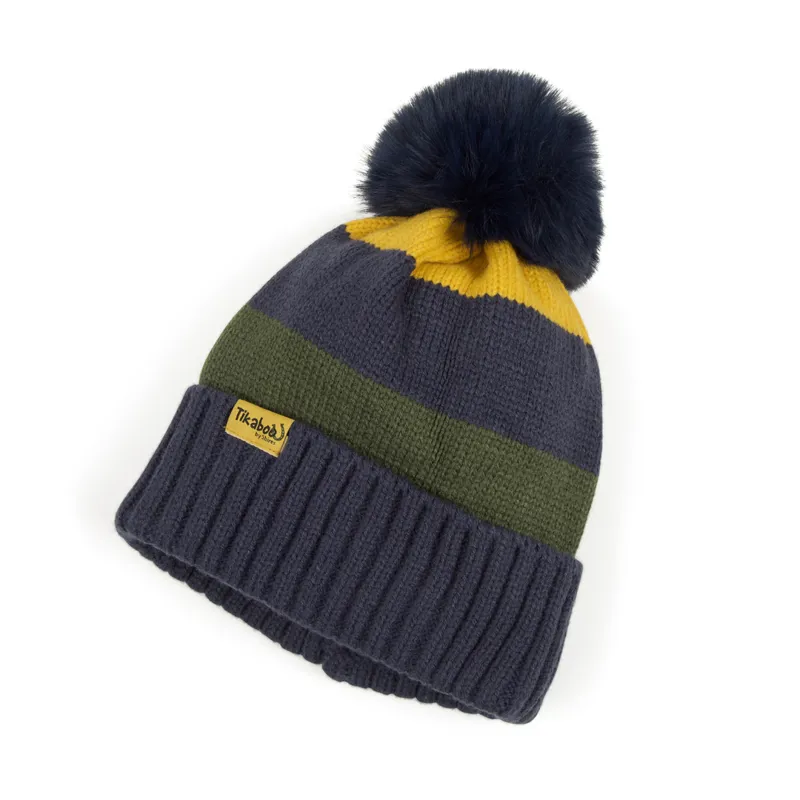 Tikaboo Bobble Hat - Childs Midnight